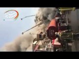 واکنش آتش نشان ها در لحظه فروریختن پلاسکو