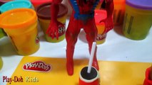 Play Doh FOOD HAMBURGER!! Baking Food Hamburgers With Play Doh Modeling Clay For Spiderman Toys