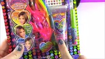 DIY Lisa Frank Messenger Bag! Lisa Frank Hair Glitter Lip Gloss Compact Season 4 Shopkins!