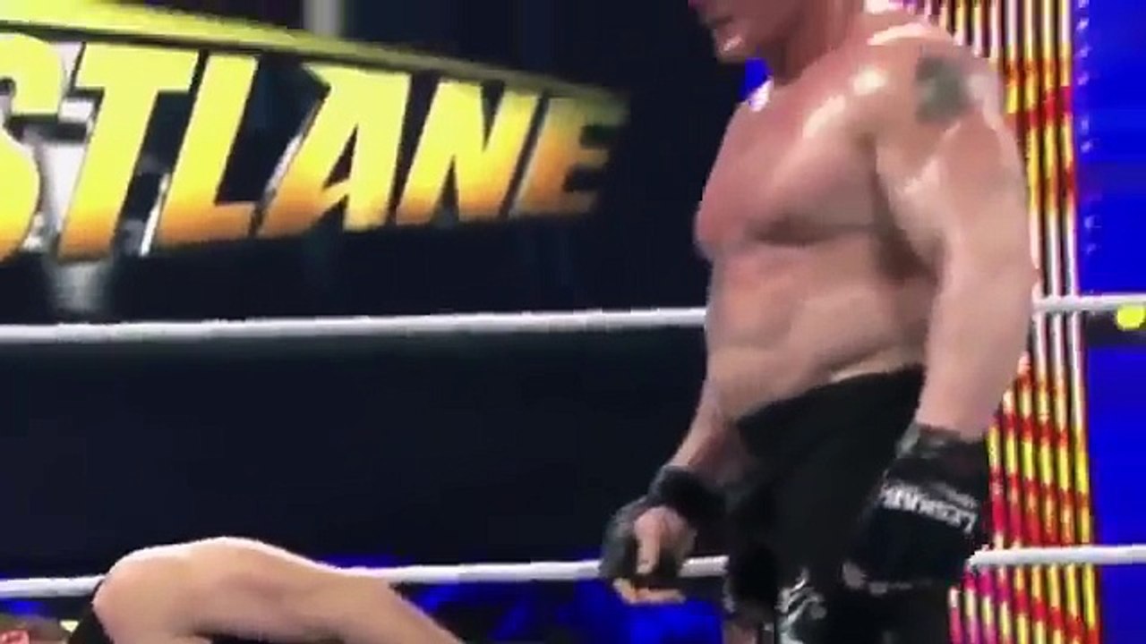 WWE Roman vs Dean Vs Brock Lesnar HD Amazing Match 2017