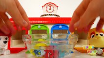 Bus Garage Toy for Kids | Learn Colors | Tayo Playset and Paw Patrol