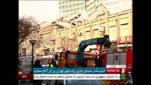Un immeuble de 15 étages s'effondre à Téhéran