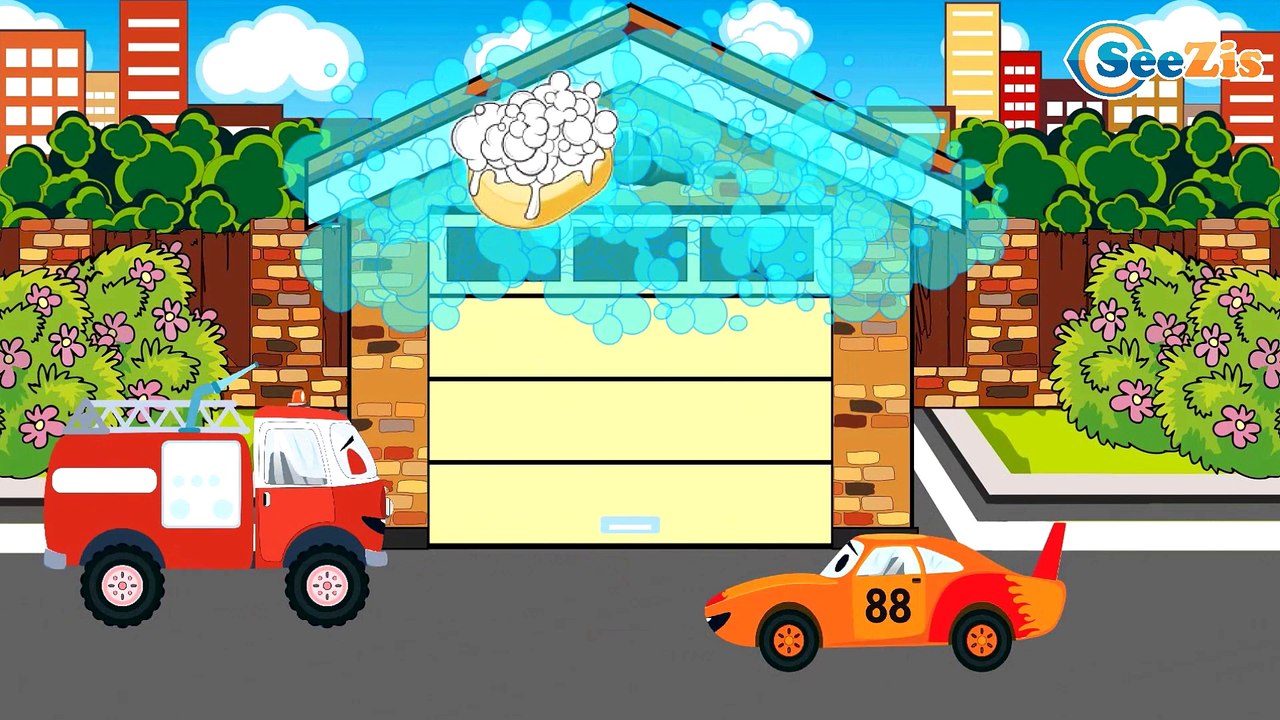 The Yellow Tow Truck rescues Cars Friends - Cartoon for children - Cars & Trucks for Kids
