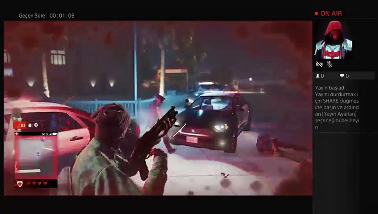 ZHR-WD2 Kullanıcısının Canlı PS4 Yayını