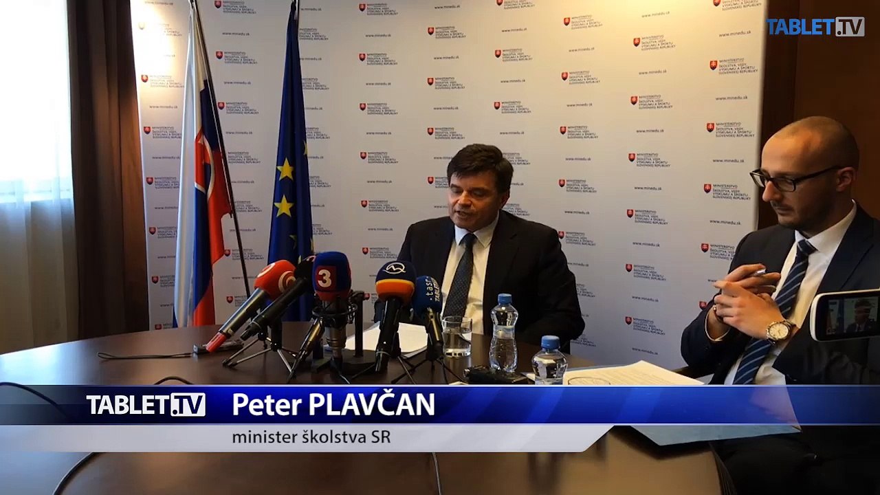 ZÁZNAM: Školskú reformu chce ministerstvo predložiť vláde v priebehu apríla až mája
