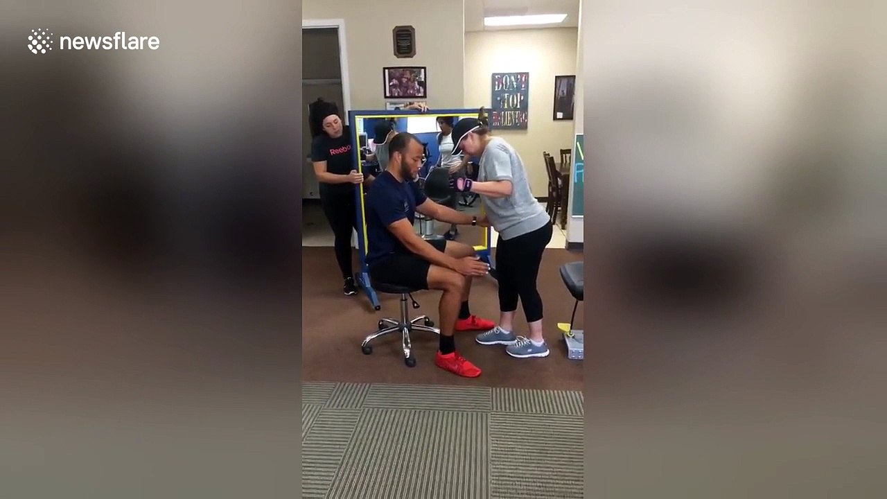 Woman walks again after she was left paralysed by epidural injection