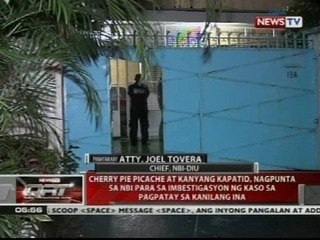 Cherry Pie at kanyang kapatid, nagpunta sa NBI para sa imbestigasyon