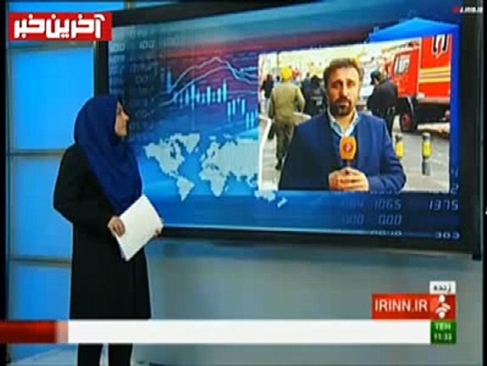 İran'da yangın çıkan 15 katlı bina çöktü