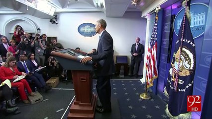 Barack Obama's last press conference in White House 19-01-2017 - 92NewsHD