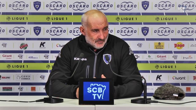 Bastia-Nice : Conf. d'avant-match de F. Ciccolini