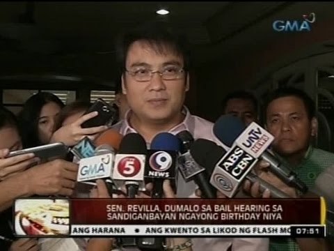 24Oras: Sen. Revilla, dumalo sa bail hearing sa Sandiganbayan ngayong birthday niya