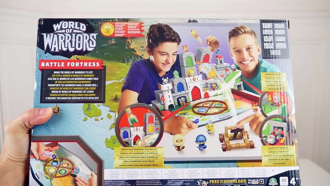 JEU - WORLD OF WARRIORS Battle Fortress - Jeu de société