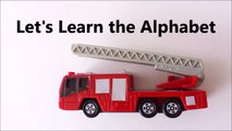 Learning Emergency vehicles starting with letter F to kids with tomica トミカ