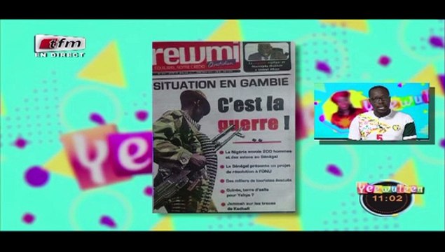 REPLAY - Revue de Presse - Pr : MAMADOU MOUHAMED NDIAYE - 19 Janvier 2017