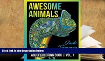 BEST PDF  Adult Coloring Books: Awesome Animal Designs and Stress Relieving Mandala Patterns for