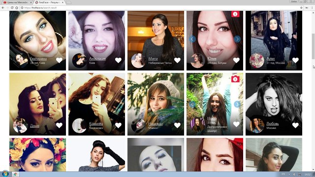 Ищем ВК девушки из видеообзора на машину с помощью FindFace