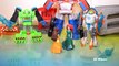 Play Doh Rescue Bots, Boulder, Blades, Optimus Prime Merida and Belle Rescue Play-Doh