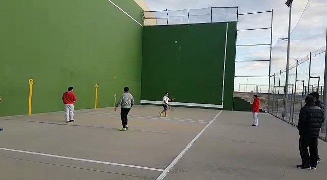 Frontenis 2ªA Rivas vs Taxi ultimo tanto emocionante 2ª partida