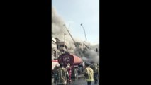 ‫نگرانی آتش نشانان و مردم پس از فروریختن ساختمان پلاسکو_ نمای نزدیک‬