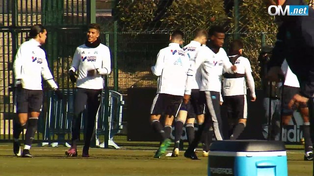 Le premier entraînement de Morgan Sanson à l'OM
