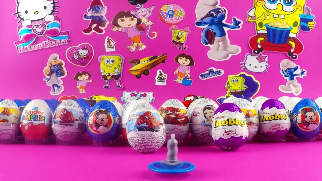 Киндер сюрприз яйца | Человек-паук и забавные игрушки | красный грузовик