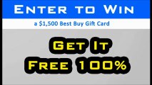 Get a $1500 Best Buy Shopping Spree -USA