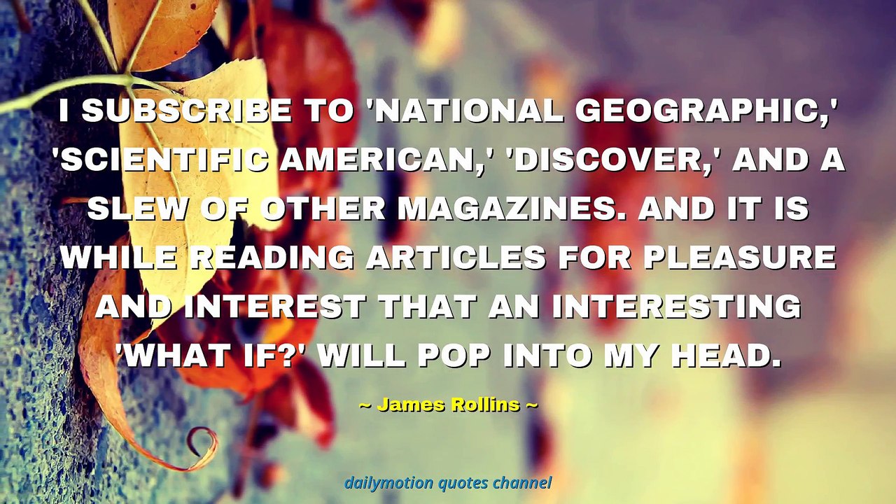 James Rollins Quotes