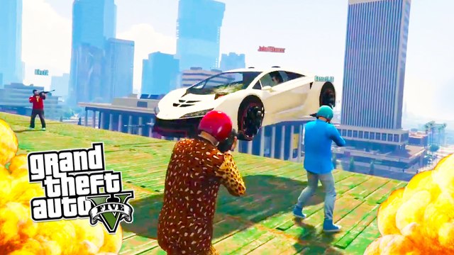 SNIPERS vs STUNTERS #1! (GTA 5 Funny Moments)