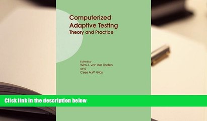 Download [PDF]  Computerized Adaptive Testing: Theory and Practice For Ipad