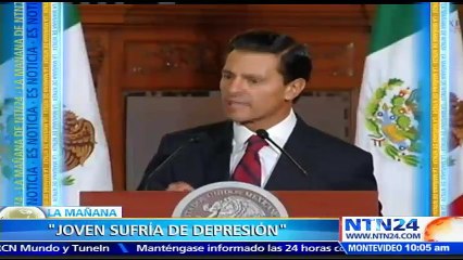 Presidente Peña Nieto expresa que le "duele mucho" ataque armado de alumno en escuela de Monterrey, México