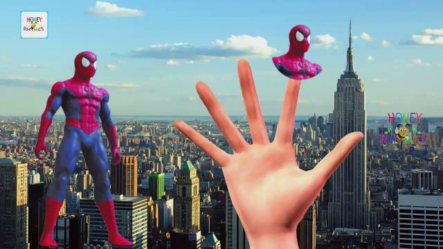 Палец Семейные Человек Паук Мультфильм | Мишка Finger Семья Потешки Для Детей