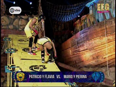 Patricio y Flavia Laos vs Mario y Pierina en juego Leven Anclas