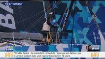 Vendée Globe: Armel Le Cléac'h a franchi la ligne d'arrivée