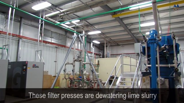 M.W. Watermark - 1500 mm Lime Dewatering Filter Press