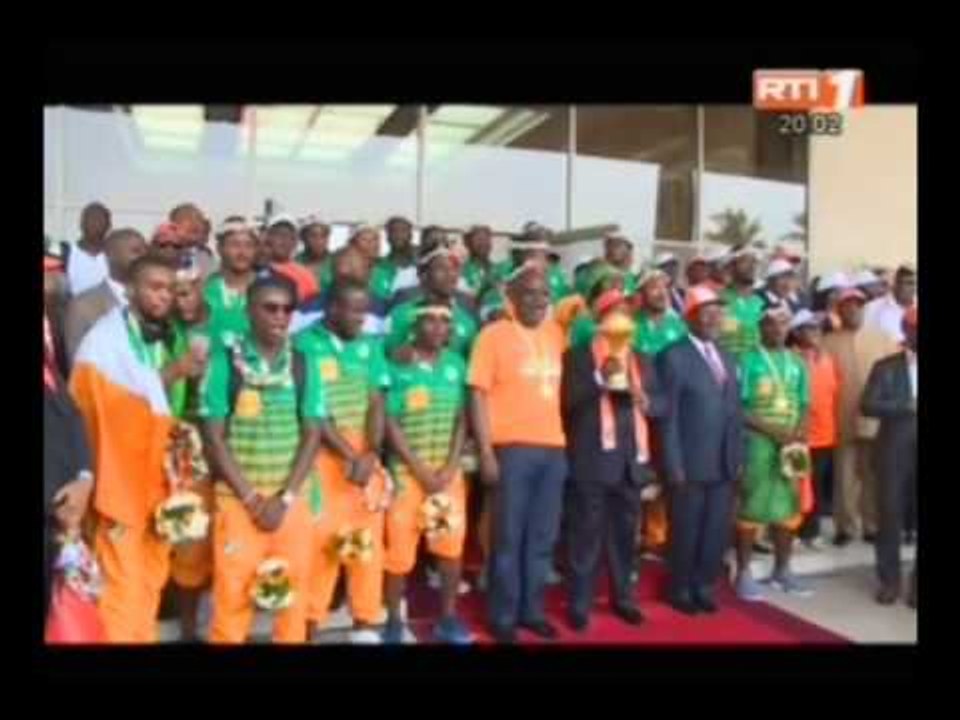 CAN 2015  Arrivée des éléphants de Cote d'Ivoire