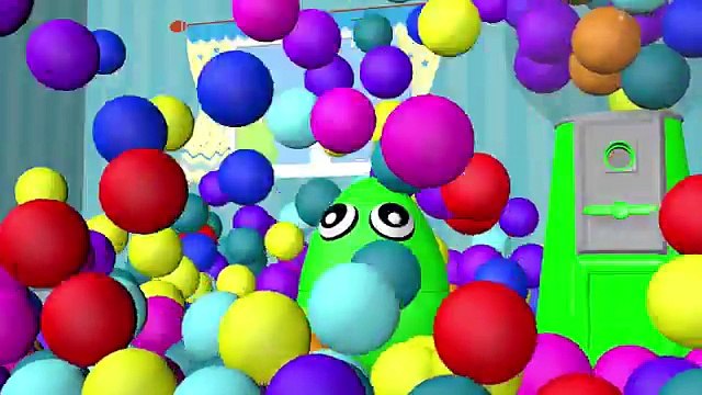 Gumball Machine 3D Colors Collection - Color Balls Surprise Eggs Colour Songs Kids Learning Videos
