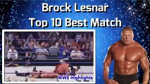 Top 10 Best Brock Lesnar Matches In WWE History News - YouTube