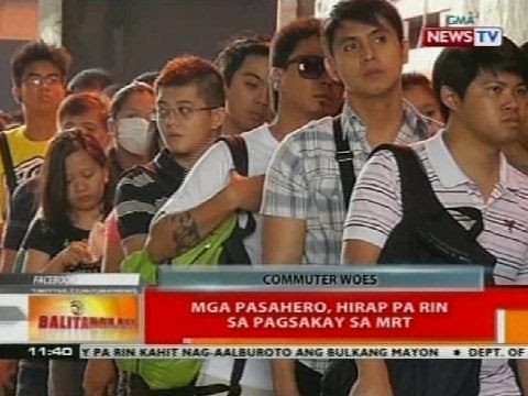 BT: Mga pasahero, hirap pa rin sa pagsakay sa MRT