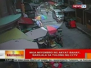 BT: Mga miyembro ng akyat-bahay, nakilala sa  tulong ng CCTV