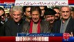 Imran Khan Respond on Khawaja Saad Rafique's Cease Fire Offer (Kal Khawaja ne Gali Di Hai - Sheikh Rasheed in Background)