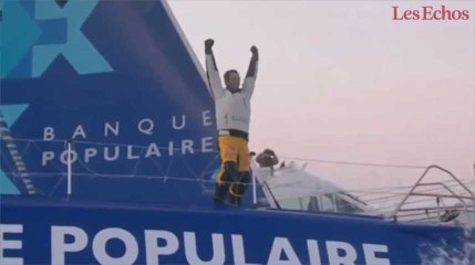 Armel Le Cléac’h remporte le Vendée Globe