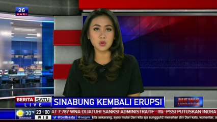 Gunung Sinabung Kembali Erupsi