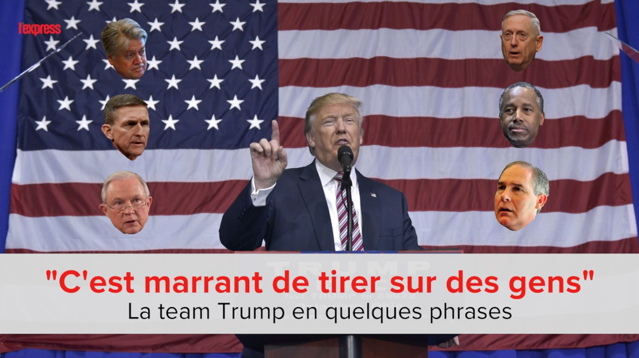 "C'est marrant de tirer sur les gens": La team Trump en quelques phrases