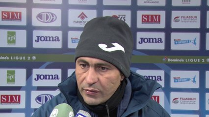 Avant HAC - Gazelec Ajaccio, interview d'Oswald Tanchot