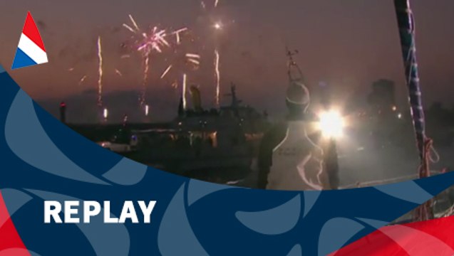 J74 : La remontée du chenal d'Armel Le Cléac'h / Vendée Globe