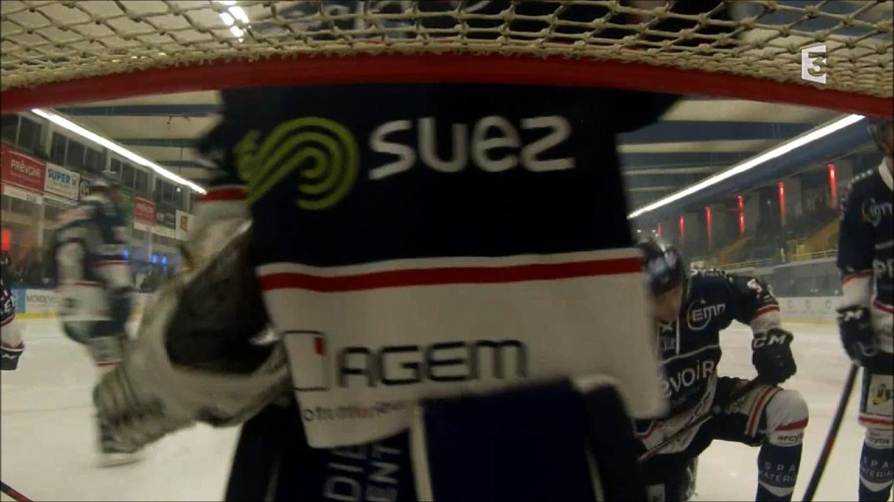 Go Pro dans les buts pour le match CAEN - CHOLET