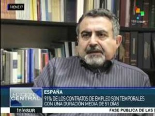 España: disminuye desempleo pero aumenta precariedad laboral