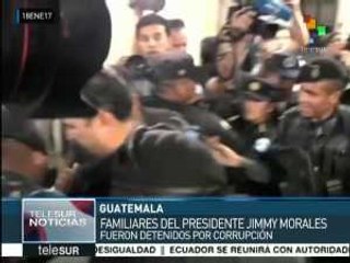 Detienen al hermano e hijo del presidente de Guatemala por corrupción