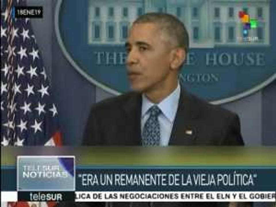 Obama:"Pies secos, pies mojados" era un remanente de la vieja política
