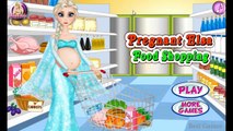 Беременная Эльза продукты-магазины замороженных игры фильм детские игры для детей новый